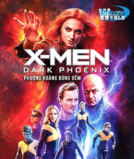 F1769. X-Men VIII : Dark Phoenix 2019 - Dị Nhân 8: Phượng Hoàng Bóng Tối 2D50G (DTS-HD MA 7.1) 
